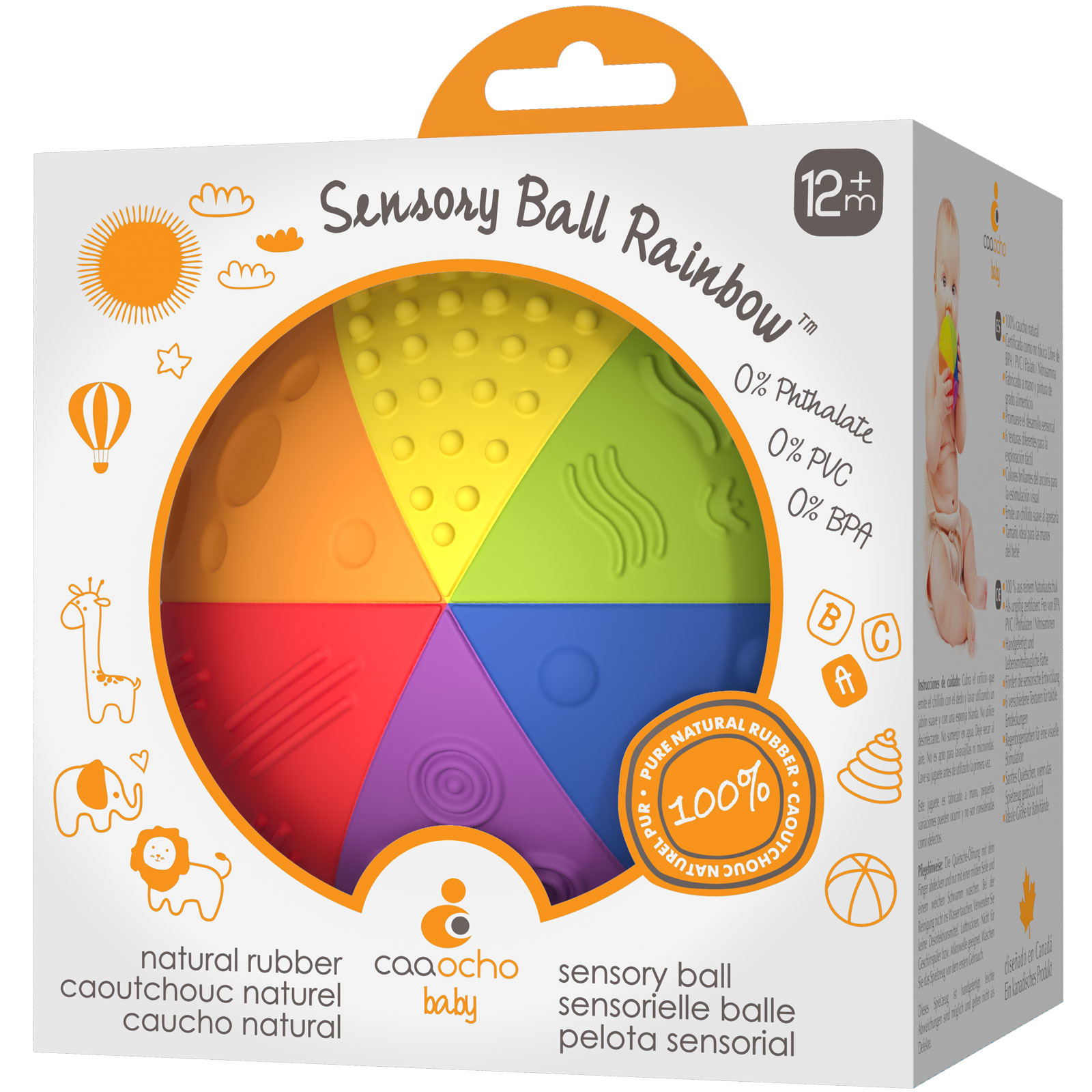 sensory ball rainbow image